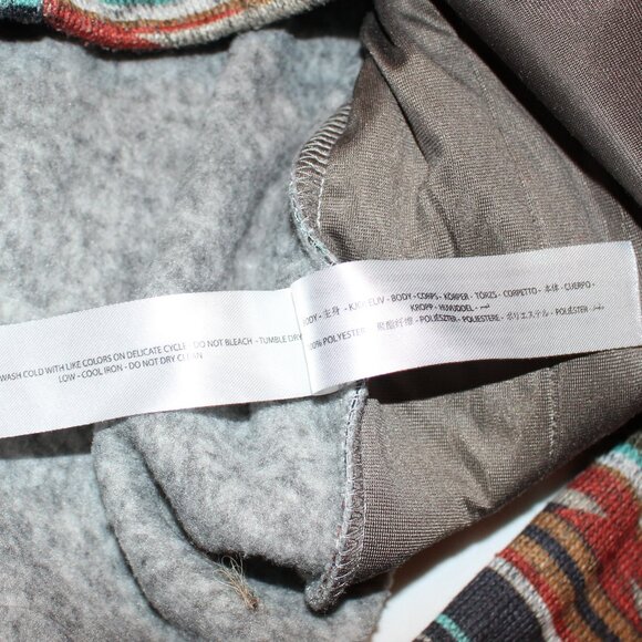 Ariat "Caldwell" Western Print 1/4 Zip Size M - Picture 2 of 5